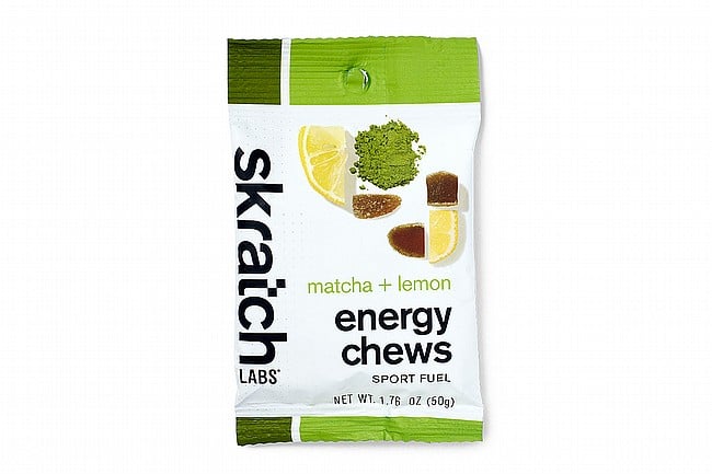 Skratch Labs Energy Chews Sport Fuel(Box of 10) Matcha and Lemon