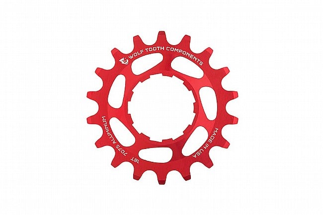 Wolf Tooth Components Aluminum Single Speed Cog Red