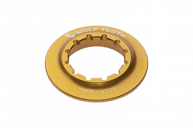 Wolf Tooth Components Centerlock Internal Rotor Lockring Gold