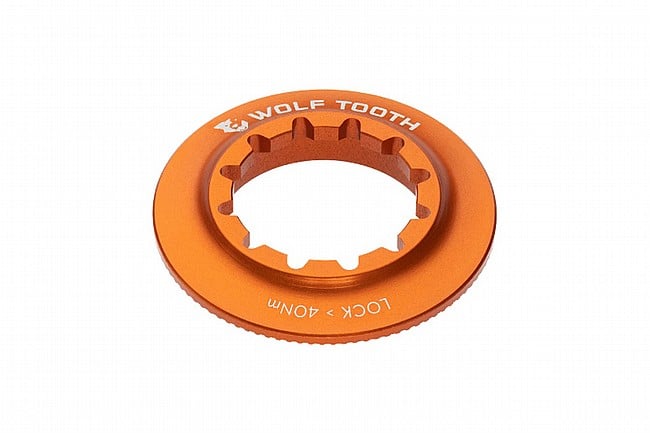 Wolf Tooth Components Centerlock Internal Rotor Lockring Orange