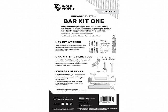 Wolf Tooth Components Encase System Bar Kit One 