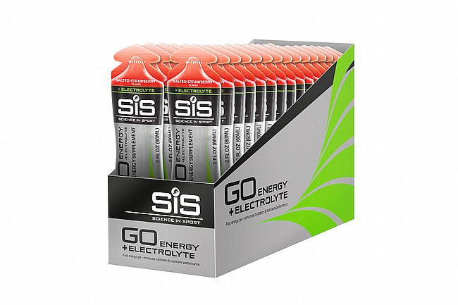Science In Sport GO Energy + Electrolytes Gel (30 pack) Salted Strawberry
