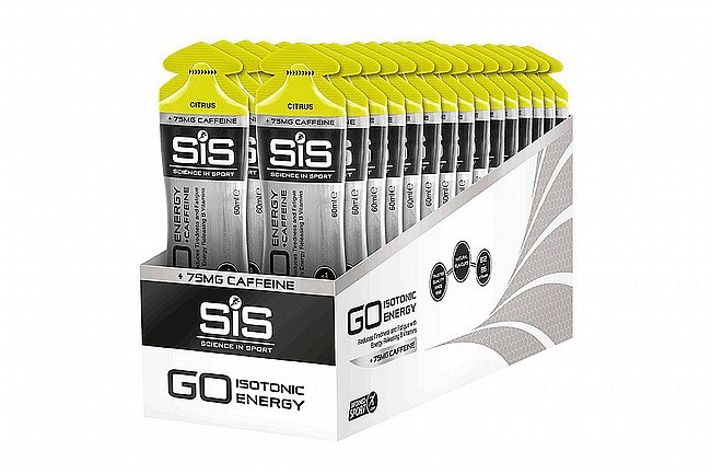 Science In Sport GO Energy + Caffeine Gels (30 pack) Citrus
