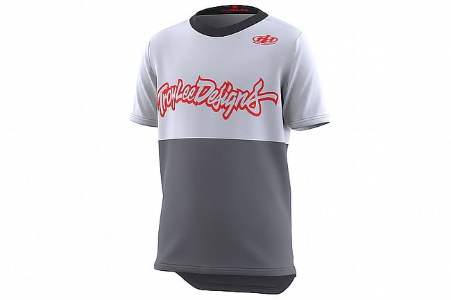 Troy Lee Designs Youth Flowline SS Jersey Scripter Charcoal