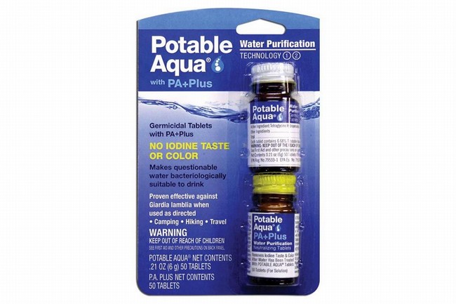 Potable Aqua Water Purification Tablets with PA Plus 