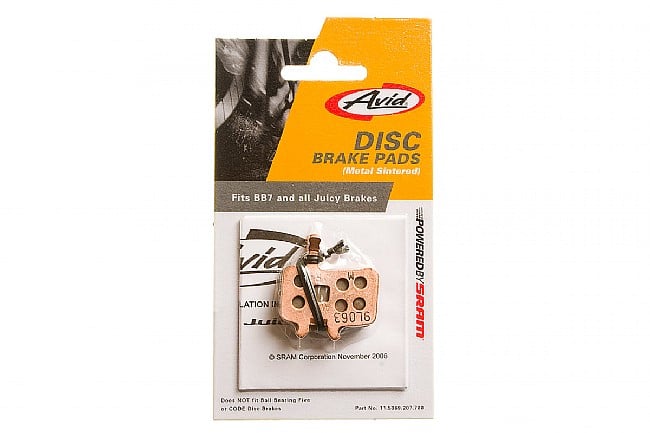 Avid BB7/Juicy Disc Brake Pads Metal Sintered