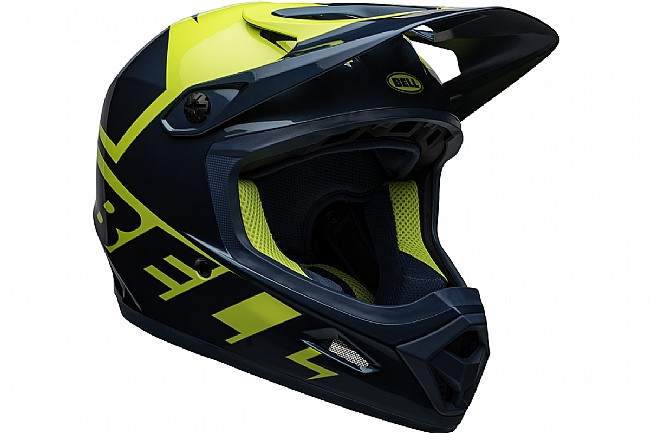Bell Transfer Full Face MTB Helmet Slice Gloss Blue/Hi-Viz