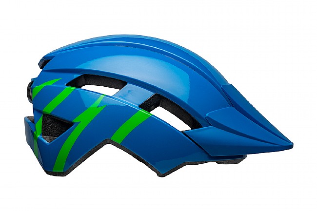 Bell Sidetrack II Child Helmet Strike Gloss Blue/Green