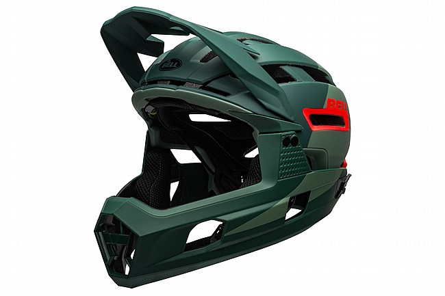 Bell Super Air R MTB Helmet Matte/Gloss Green/Infrared
