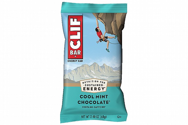 Clif Bars (Box of 12) Cool Mint Chocolate (Caffeine)