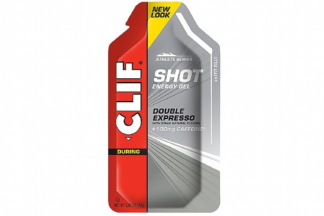 Clif Shot Energy Gels (Box of 24) Double Espresso Turbo w/ 100mg caffeine
