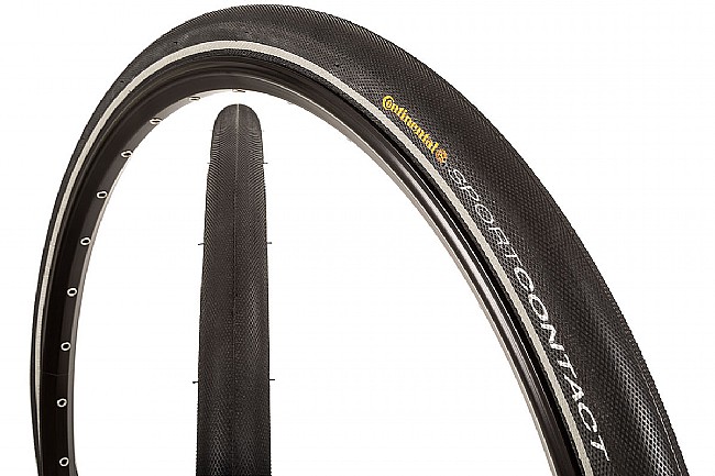 Continental Contact Speed Reflective Tire (26 Inch) Black/Reflex - 26 x 1.3 Inch