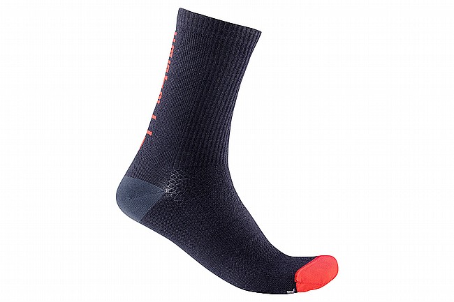 Castelli Bandito Wool 18 Sock Savile Blue/Red