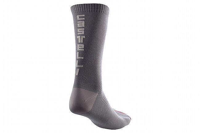 Castelli Bandito Wool 18 Sock Nickel Gray