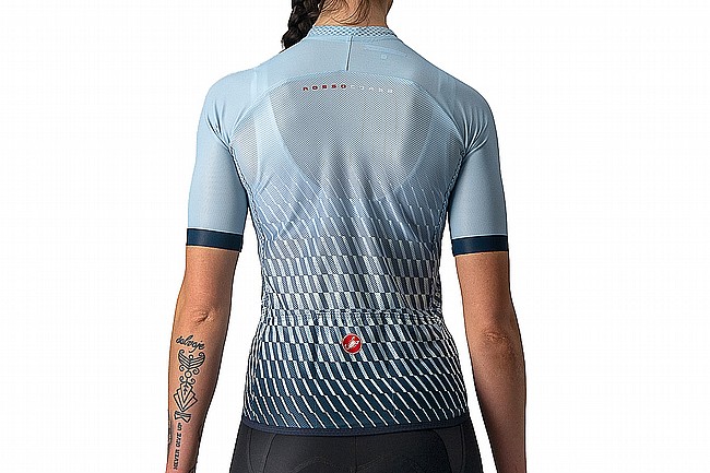 Castelli Womens Climbers 2.0 Jersey (2022) Fog Blue/Light Acqua-Moonlite Ocean