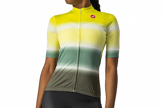 Castelli Womens Dolce Jersey Sulphur/Military Green