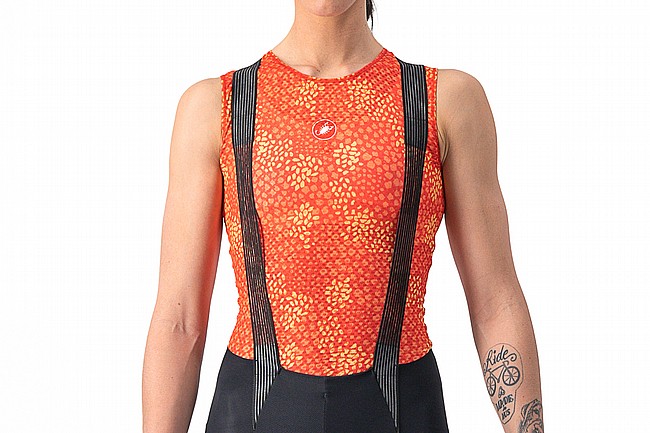 Castelli Womens Pro Mesh 4 Sleeveless Baselayer Hibiscus