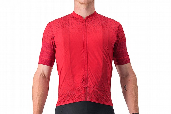 Castelli Mens Unlimited Terra Jersey Dark Red