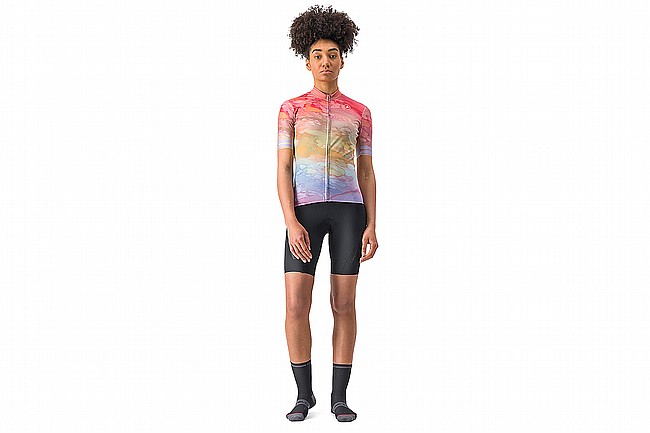 Castelli Womens Marmo Jersey Multicolor Violet Mist