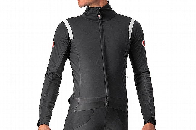 Castelli Mens Alpha RoS 2 Jacket Light Black/White-Dark Gray