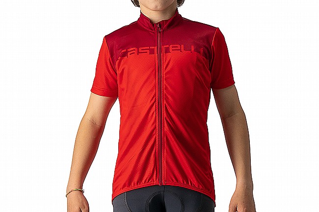 Castelli Youth Neo Prologo Jersey Red/Pro Red