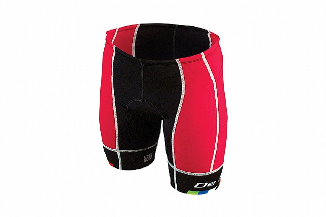 De Soto Mens Forza Tri Short 4-Pocket Red/Desoto Leg Band