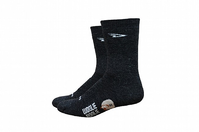 DeFeet Woolie Boolie 6 Inch Sock Charcoal
