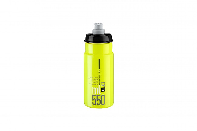 Elite Jet Water Bottle (550 ml) Yellow Fluo w/ Black Logo