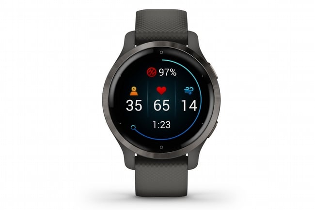 Garmin Venu 2S GPS Smartwatch Advanced Body Statistics