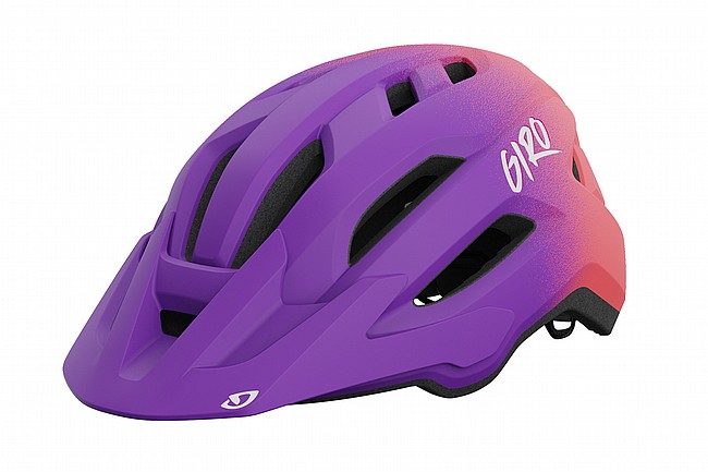 Giro Fixture MIPS II Youth MTB Helmet Universal - Matte Purple / Tiger Lily Fade