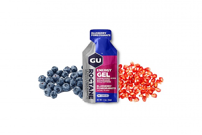 GU Roctane Energy Gel (Box of 24) Blueberry Pomegranate w/35mg of Caffeine