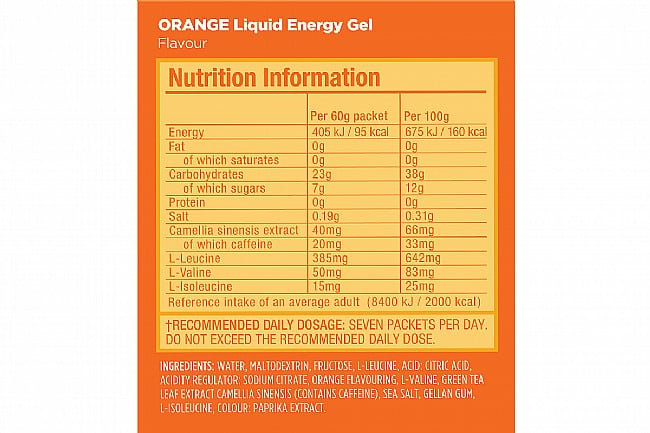 GU Liquid Energy Gel (Box of 12) Orange