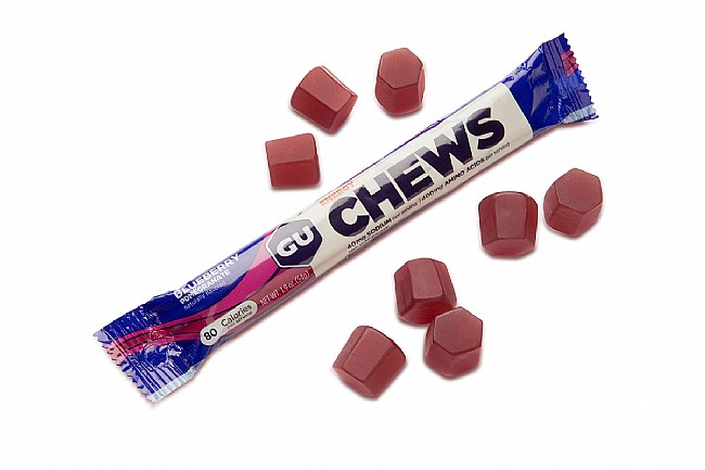 GU Energy Chews (Box of 18 Sticks) Blueberry Pomegranate