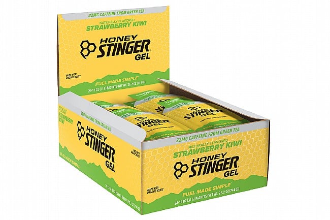 Honey Stinger Organic Energy Gels (Box of 24) Kiwi/Strawberry