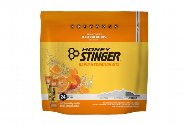 Honey Stinger Rapid Hydration (24 Servings)  Recover - Tangerine Defense 