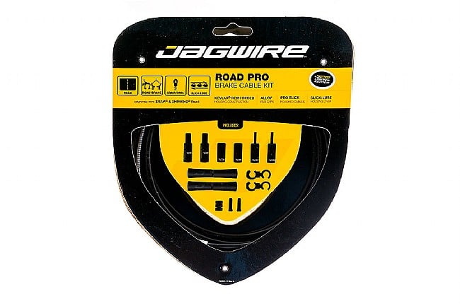 Jagwire Road Pro Polished Brake Cable Kit Stealth Black (Matte) - Sram/Shimano