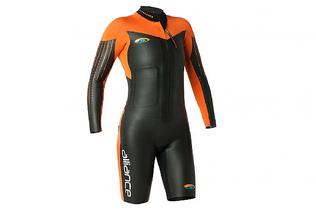 Blueseventy Womens Alliance SwimRun Suit (2021) Black/Orange