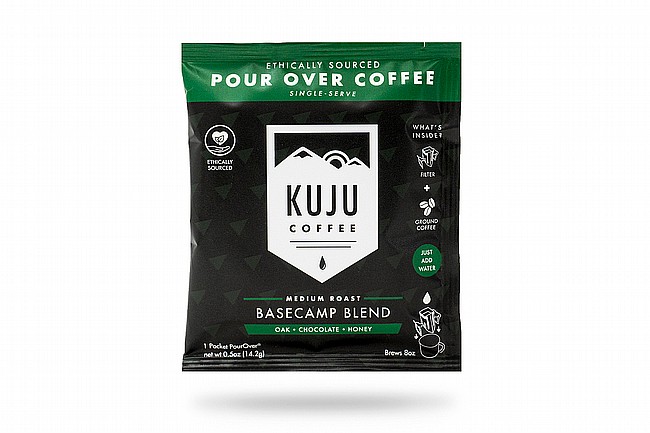 Kuju Coffee Pocket PourOver Coffee - Single Serving Basecamp Blend - Medium Roast