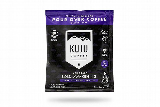 Kuju Coffee Pocket PourOver Coffee - Single Serving Bold Awakening - Dark Roast