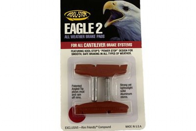 Kool Stop Eagle Claw 2 Brake Pads Salmon - Smooth Post