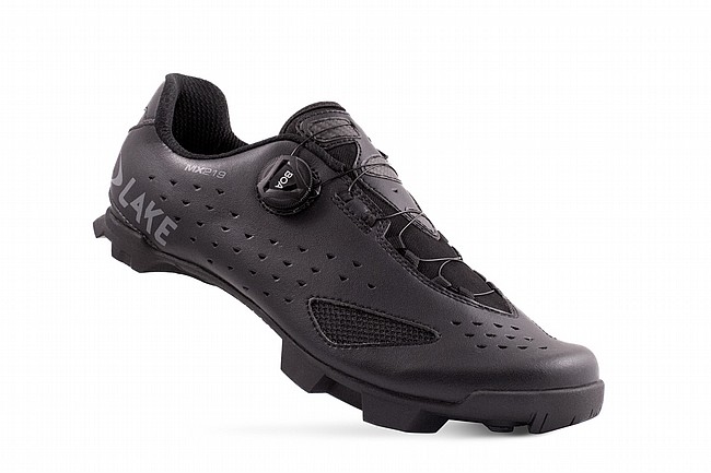 Lake MX219-X Wide Mountain Bike Shoe Black/Grey