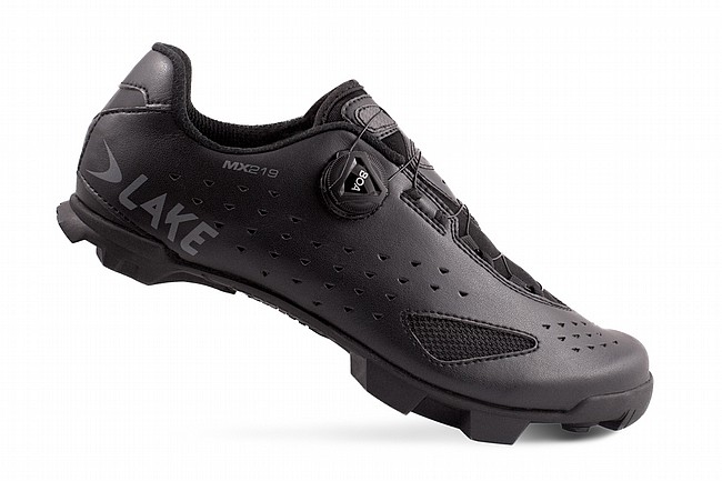 Lake MX219-X Wide Mountain Bike Shoe Black/Grey