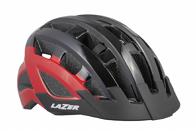 Lazer Compact DLX Helmet Black Red