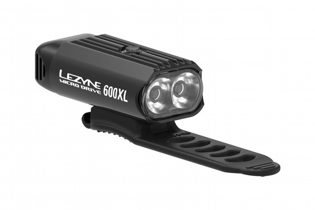 Lezyne Micro Drive 600XL Front Light Black / Hi Gloss