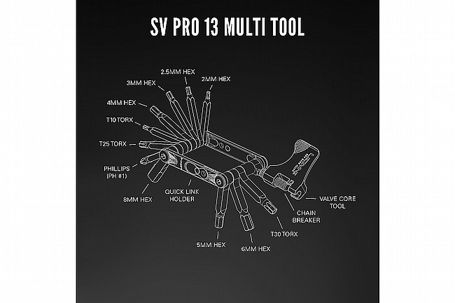 Lezyne SV Pro Multi-Tool  13 - Silver