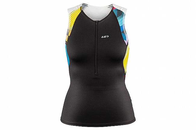 Louis Garneau Womens Vent Tri Sleeveless Jersey Black Multi