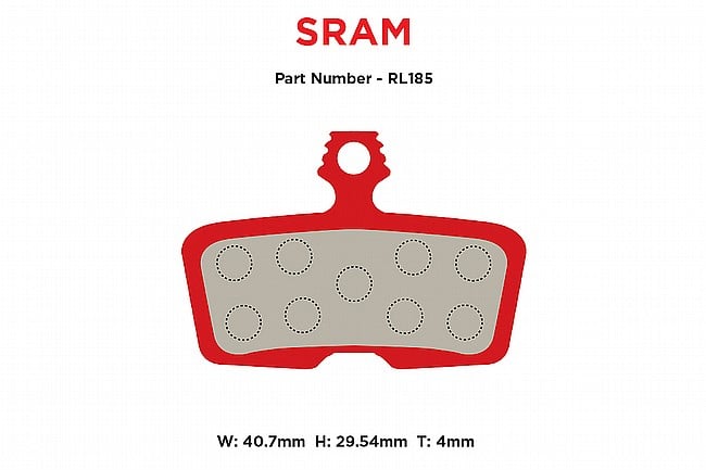 MTX Braking Red Label RACE Brake Pads SRAM Code 2011-up