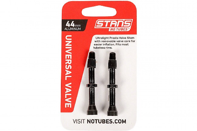 Stans NoTubes Alloy Tubeless Valve Stems 44mm - Black