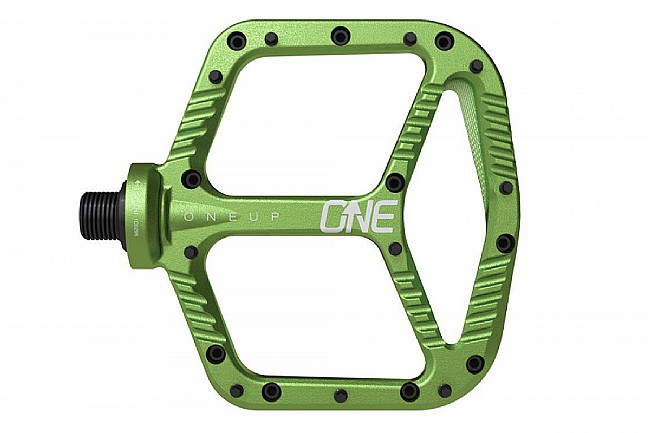 OneUp Components Aluminum Platform Pedals Green