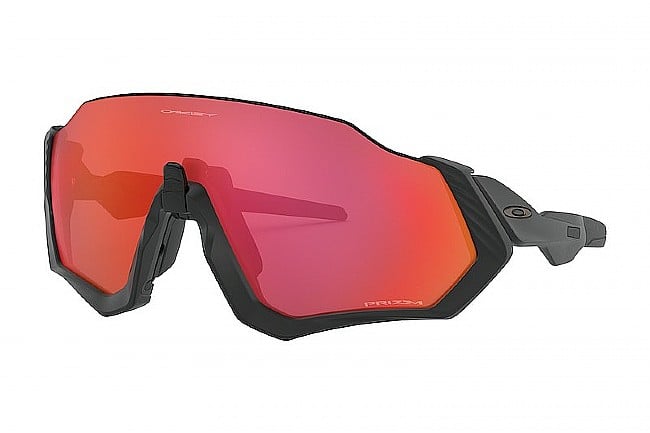 Oakley Flight Jacket Sunglasses Matte Black - Prizm Trail Torch